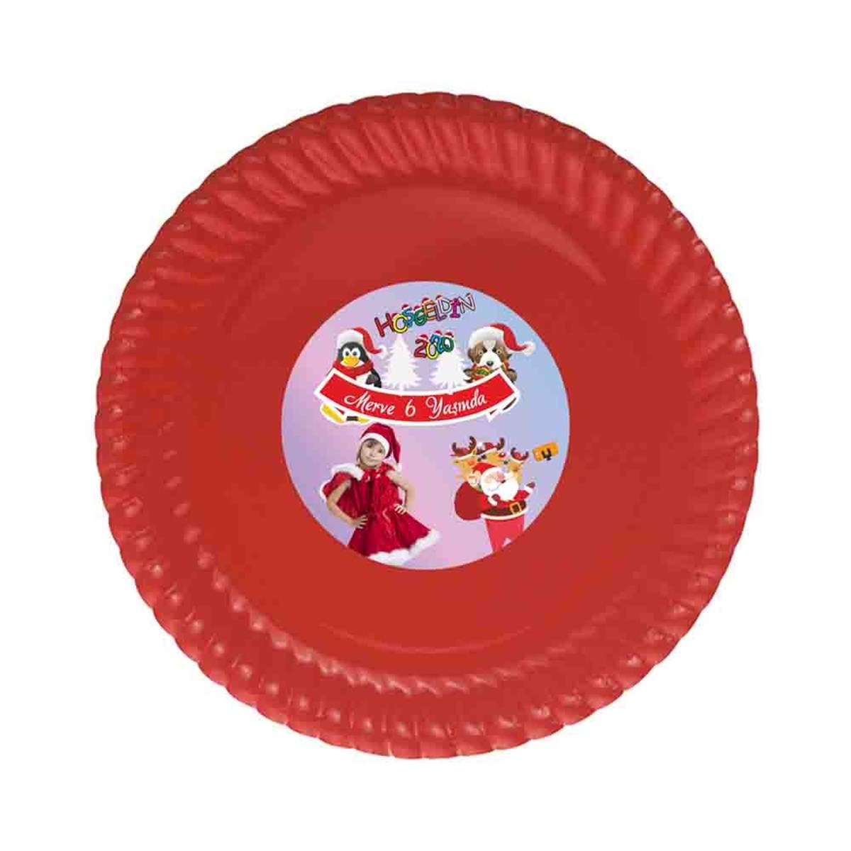 Kız Çocuk Yılbaşı Tabak 