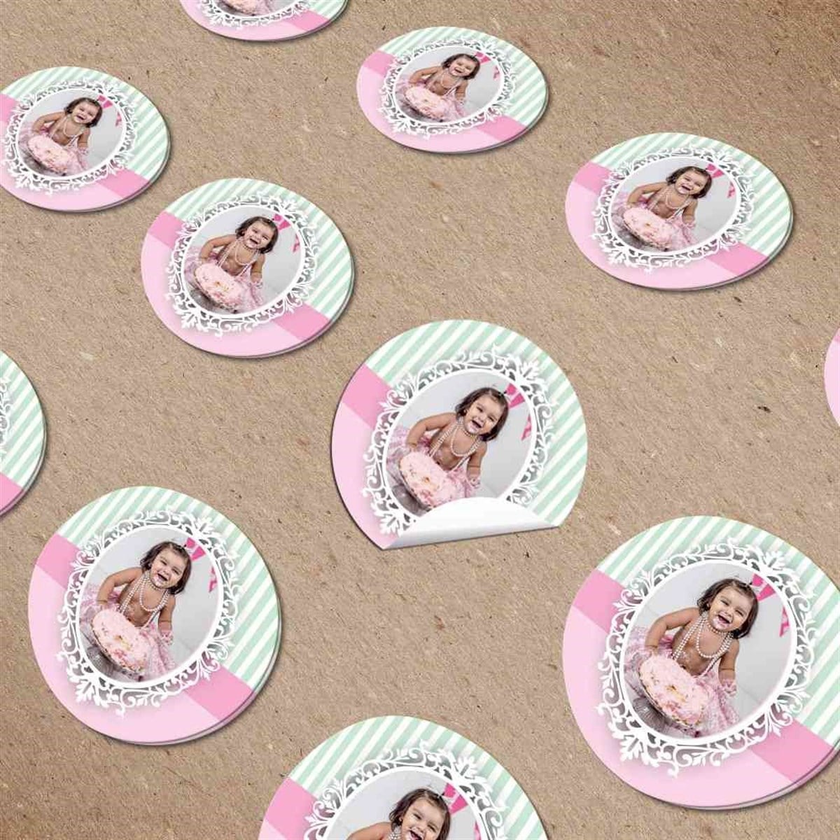 Kuş Konsept Kişiye Özel Sticker 30 Adet 