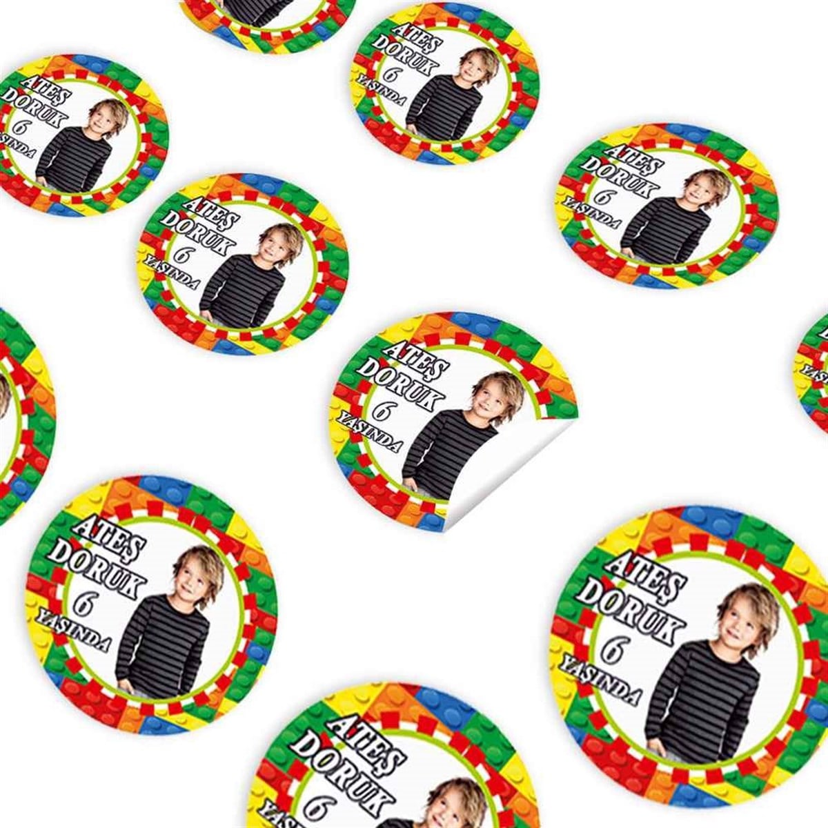 Lego Konsept Sticker 30 Adet 