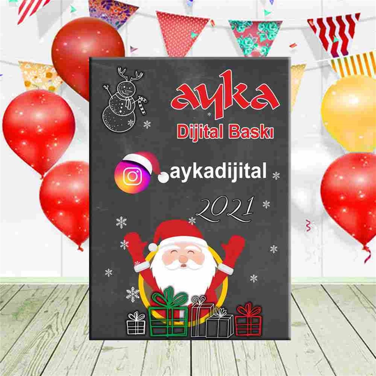 Logolu Promosyon Karşılama Pano  