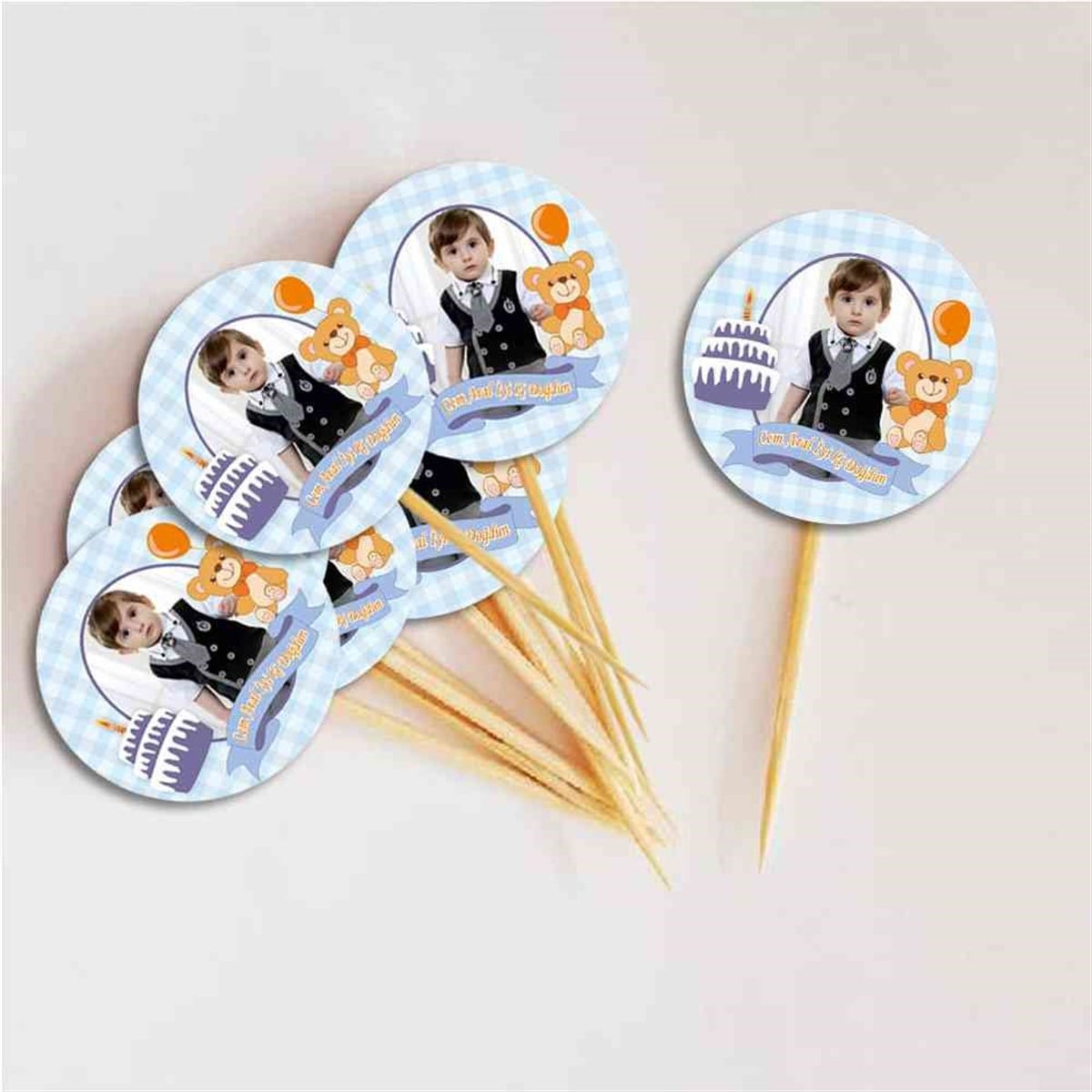 Mavi Ayıcıklı Temalı Kurdan  