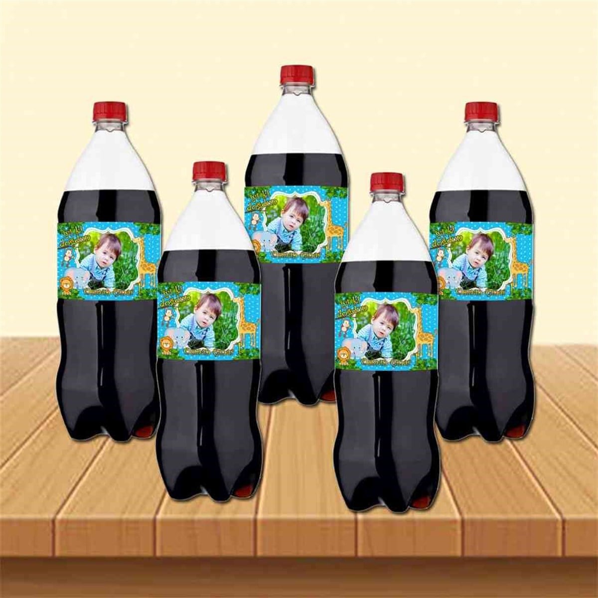Mavili Ormanlı Konsepti Cola Şisesi Bandı    