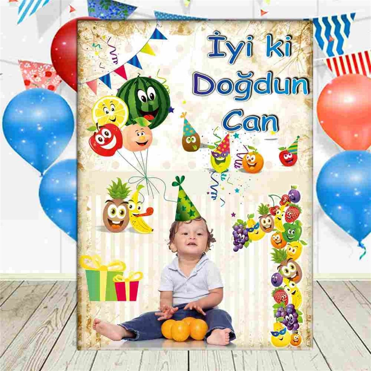 Meyve Konsept Ayaklı Pano 