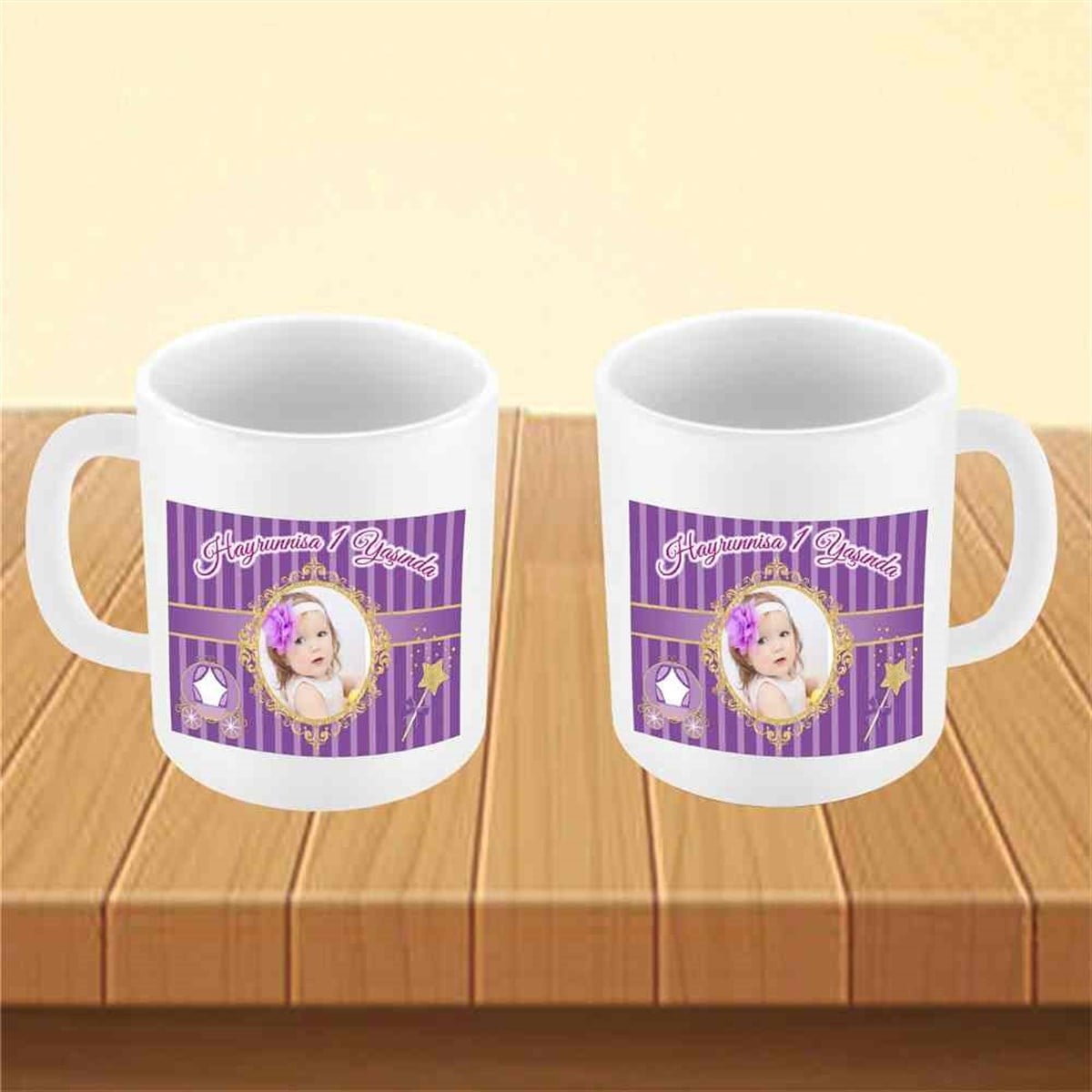 Mor Balkabağı Konsept Kupa Bardak Mug  