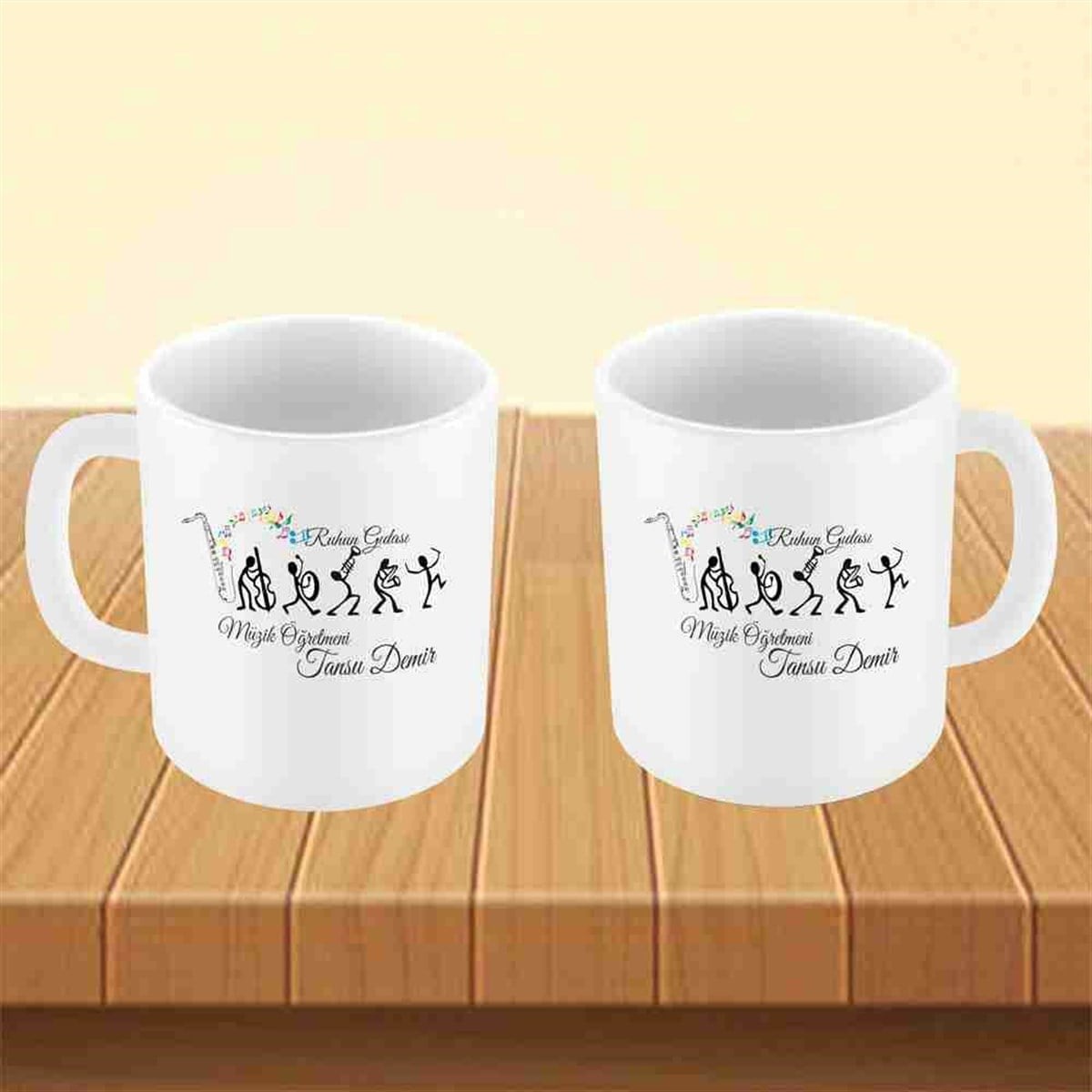 Müzik Konsept Öğretmenler Günü Mug Bardak 