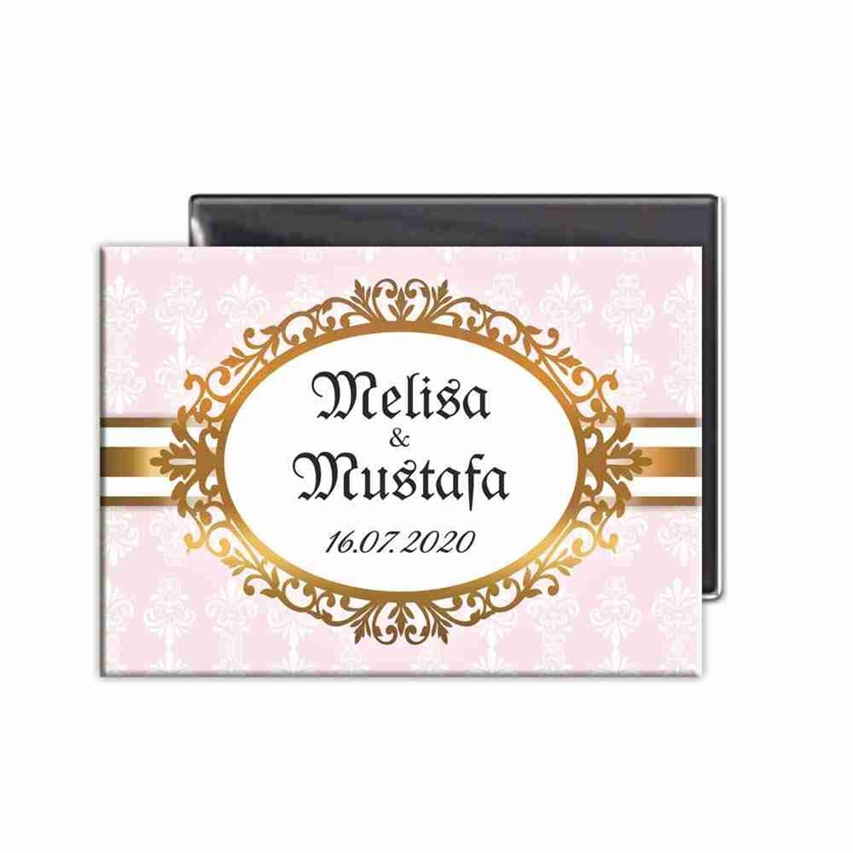 Nişan Gold Misafir  Hediyelik Magnet 