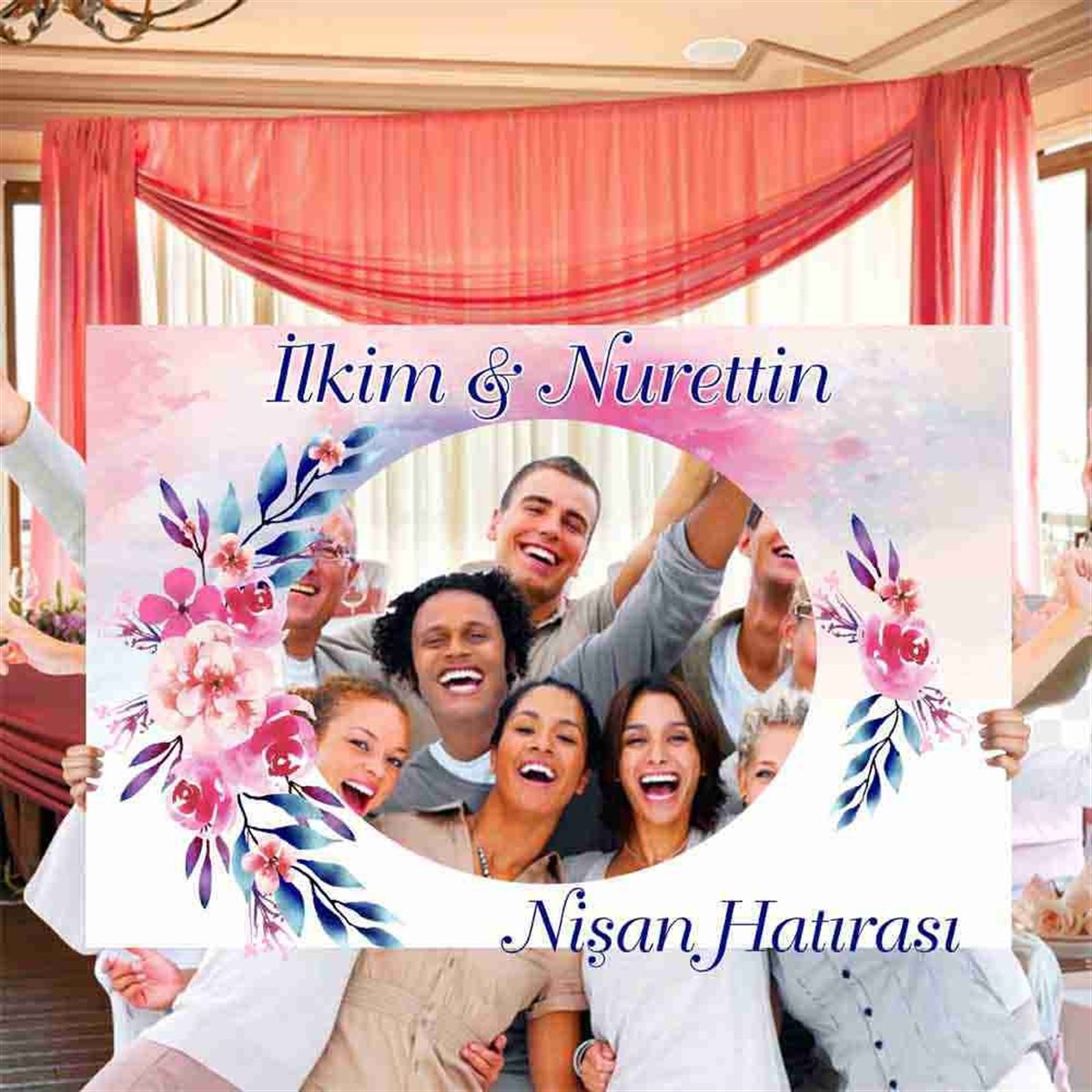 Nişan İkram Foto Çekilme Çerçeve 