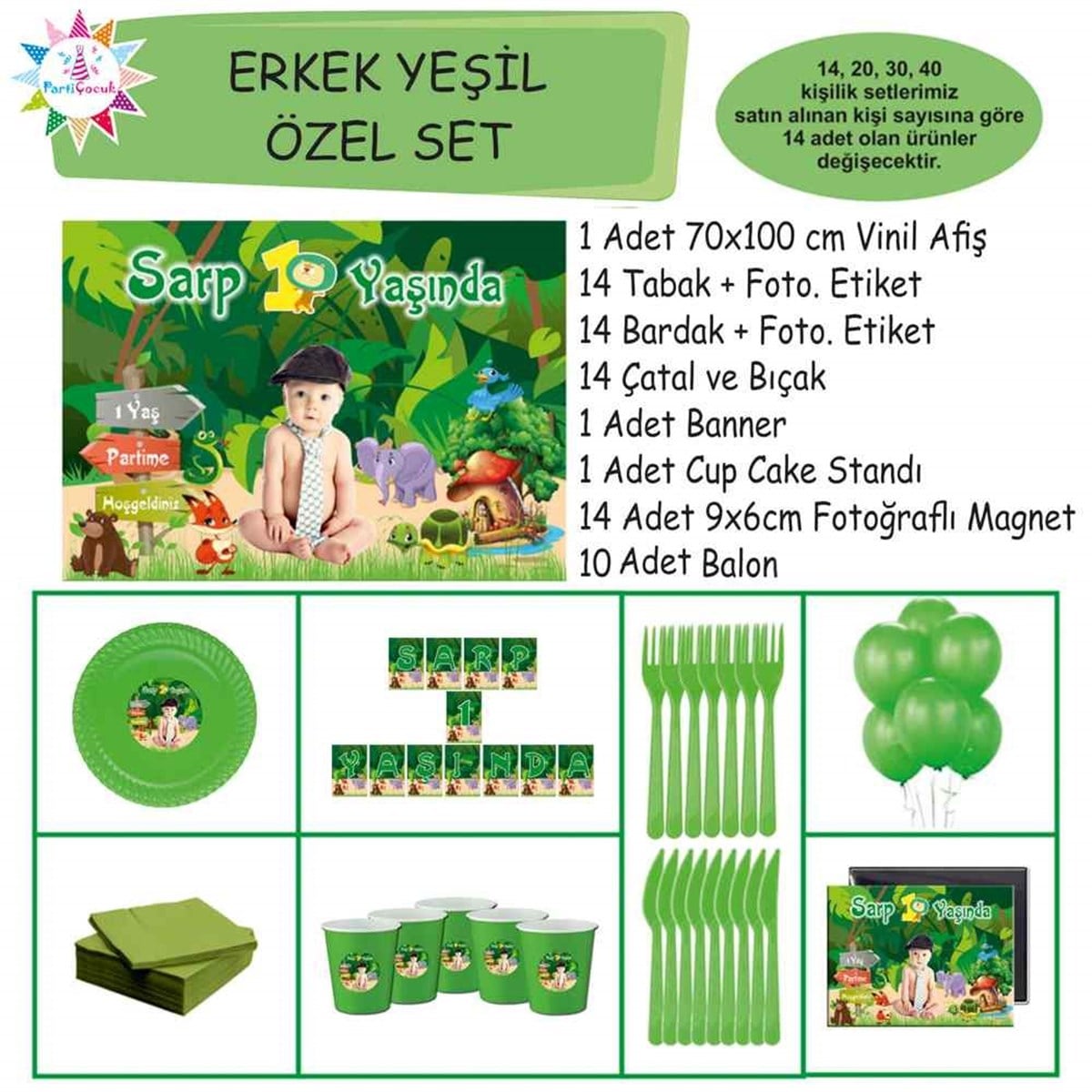 Ormanlı Safari Tema Özel Set 