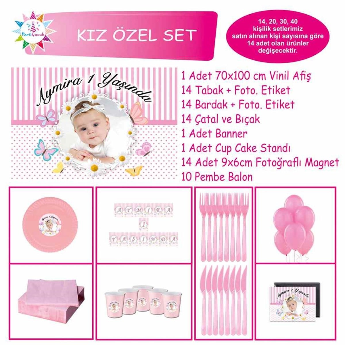 Özel Kelebek Konsept Özel Set 