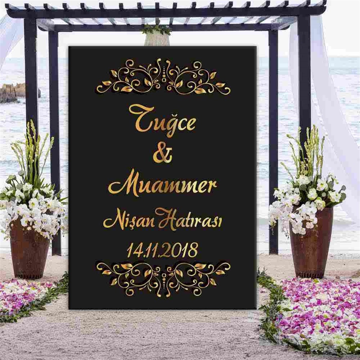 Özel Üretim Düğün Nişan Pano 