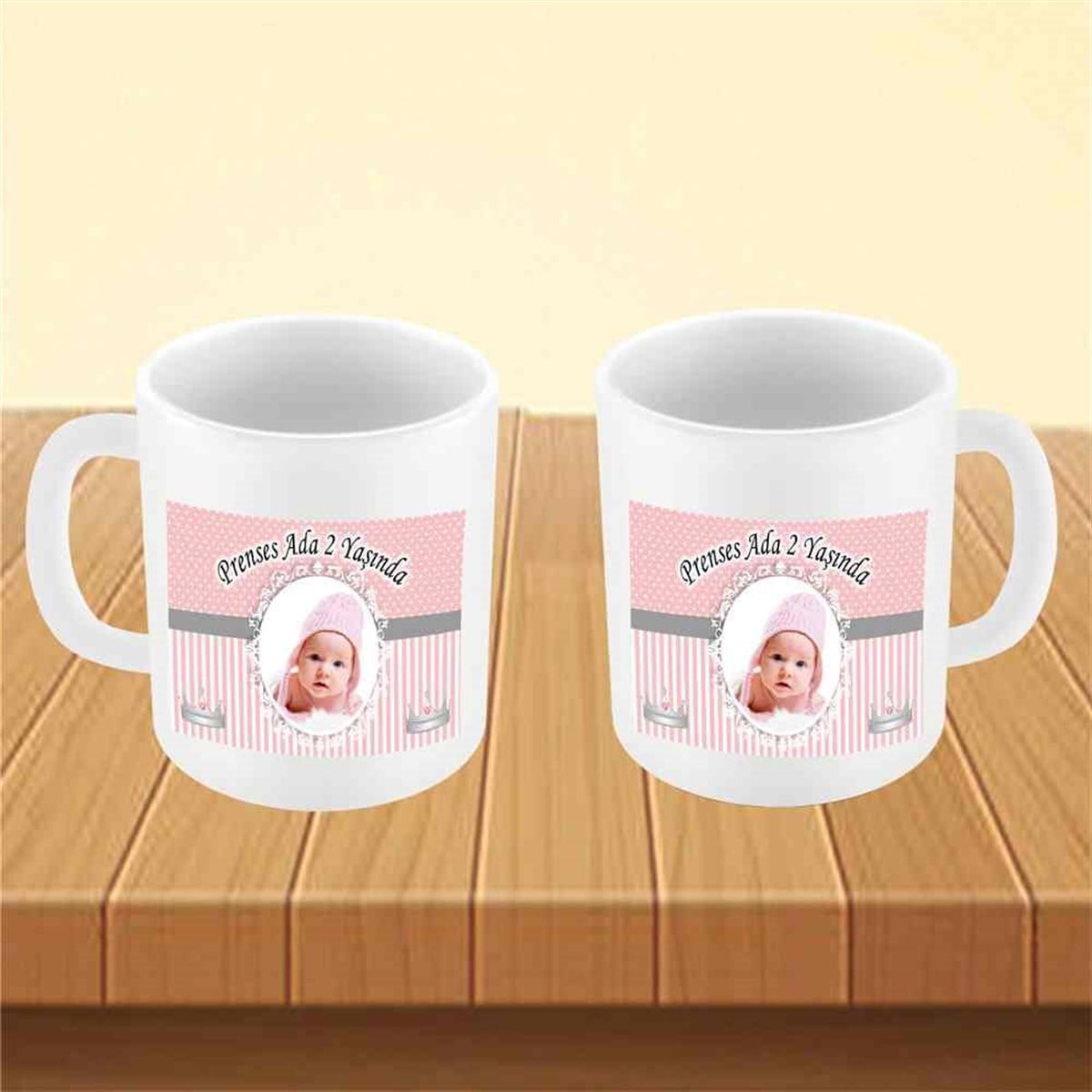 Pembe Gümüş Konsept Kupa Bardak Mug  