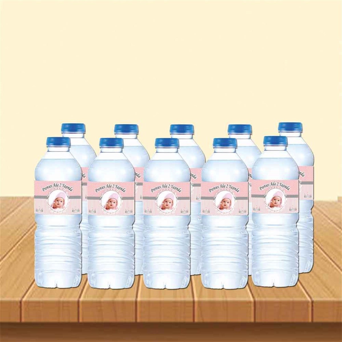 Pembe Gümüş  Su Şisesi Bandı  