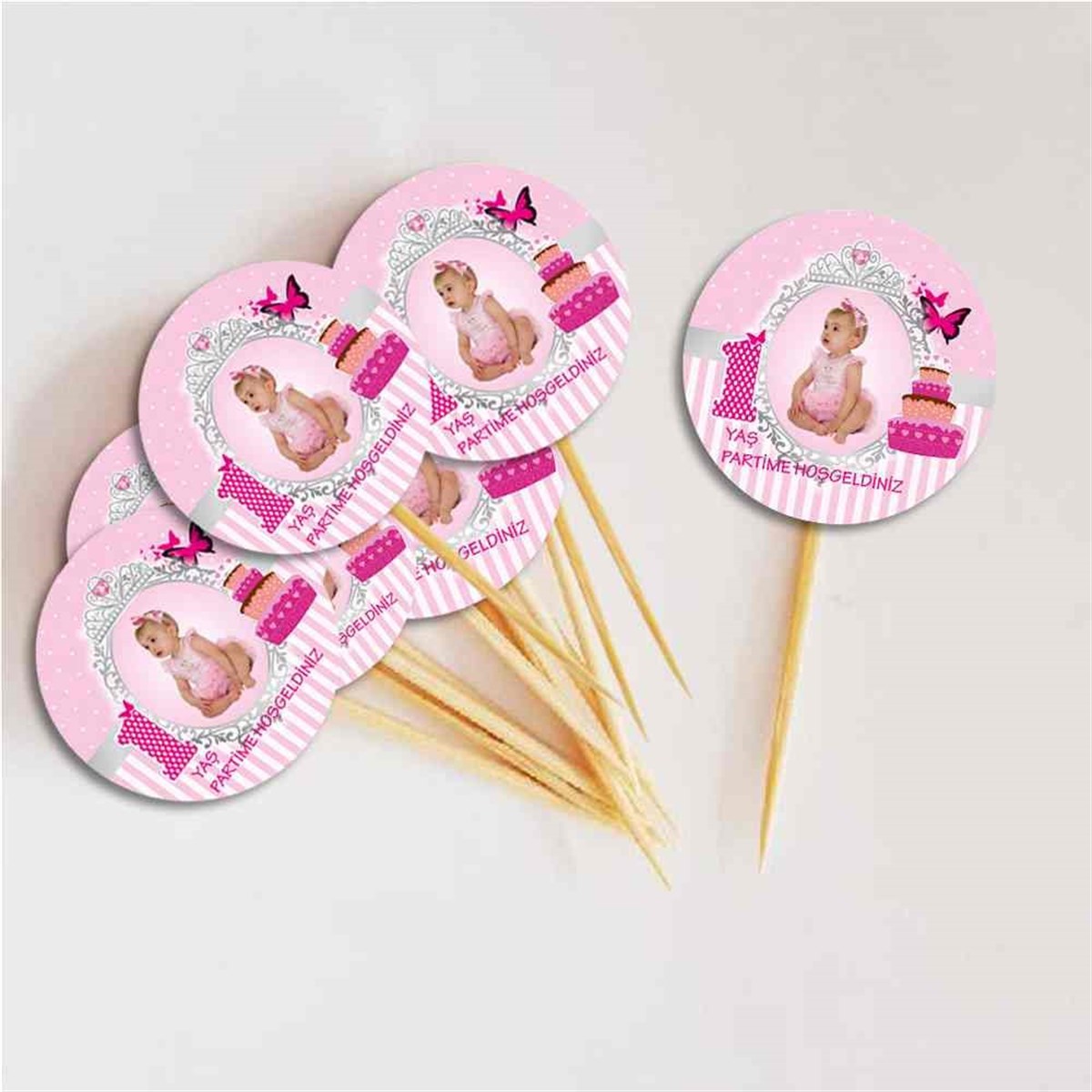 Pembe Kelebek Pasta Kurdan  