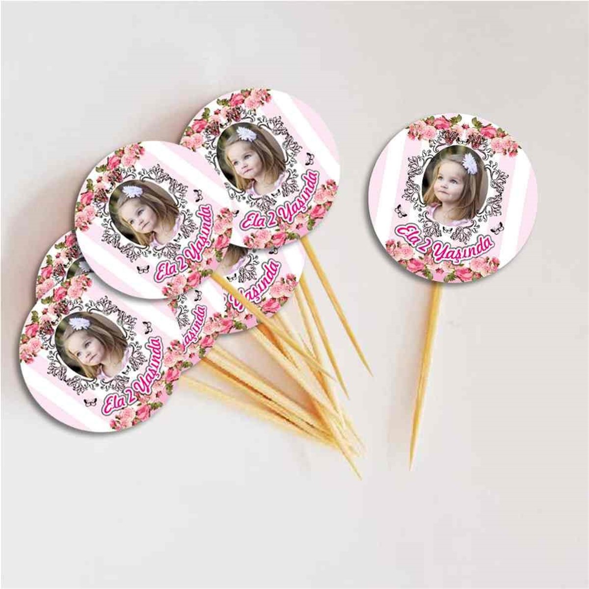 Pembe Vintage Kurdan   