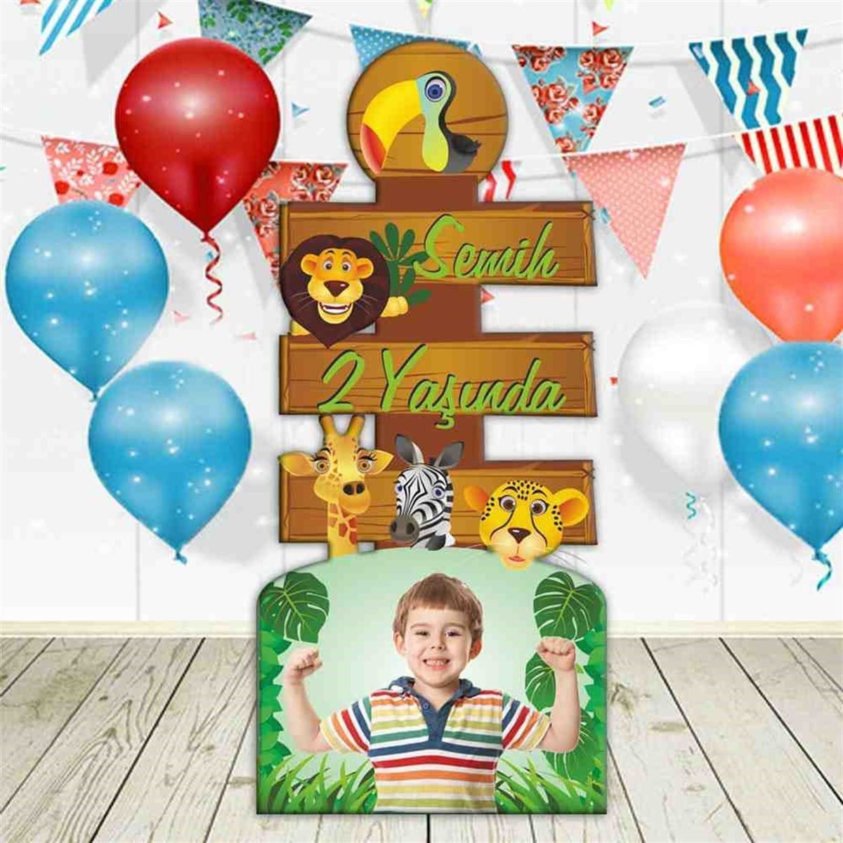 Safari Temalı Yönlendirme Pano 