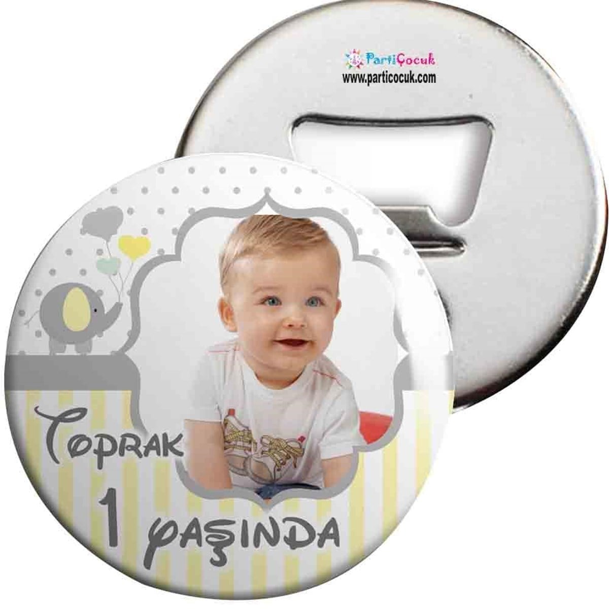 Sarı Filli Konsept Açacaklı Magnet Kişiye Özel 