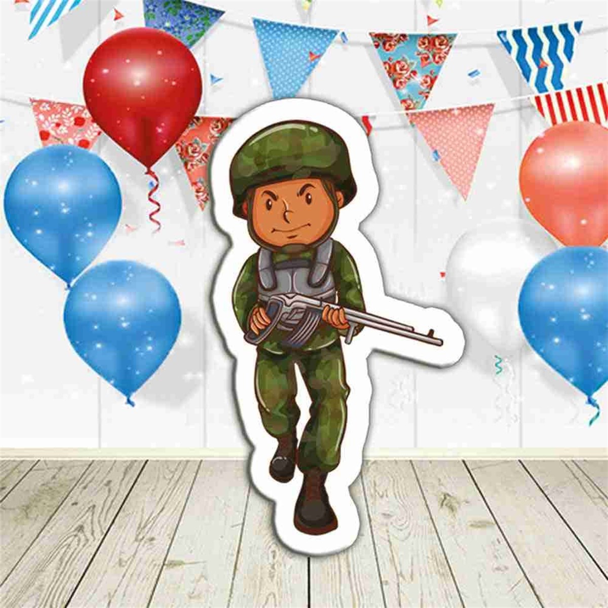 Şekilli Asker Ayaklı Pano 