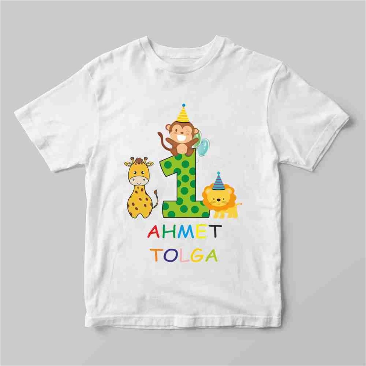 Sevimli Hayvanlar Tişört Baskı 