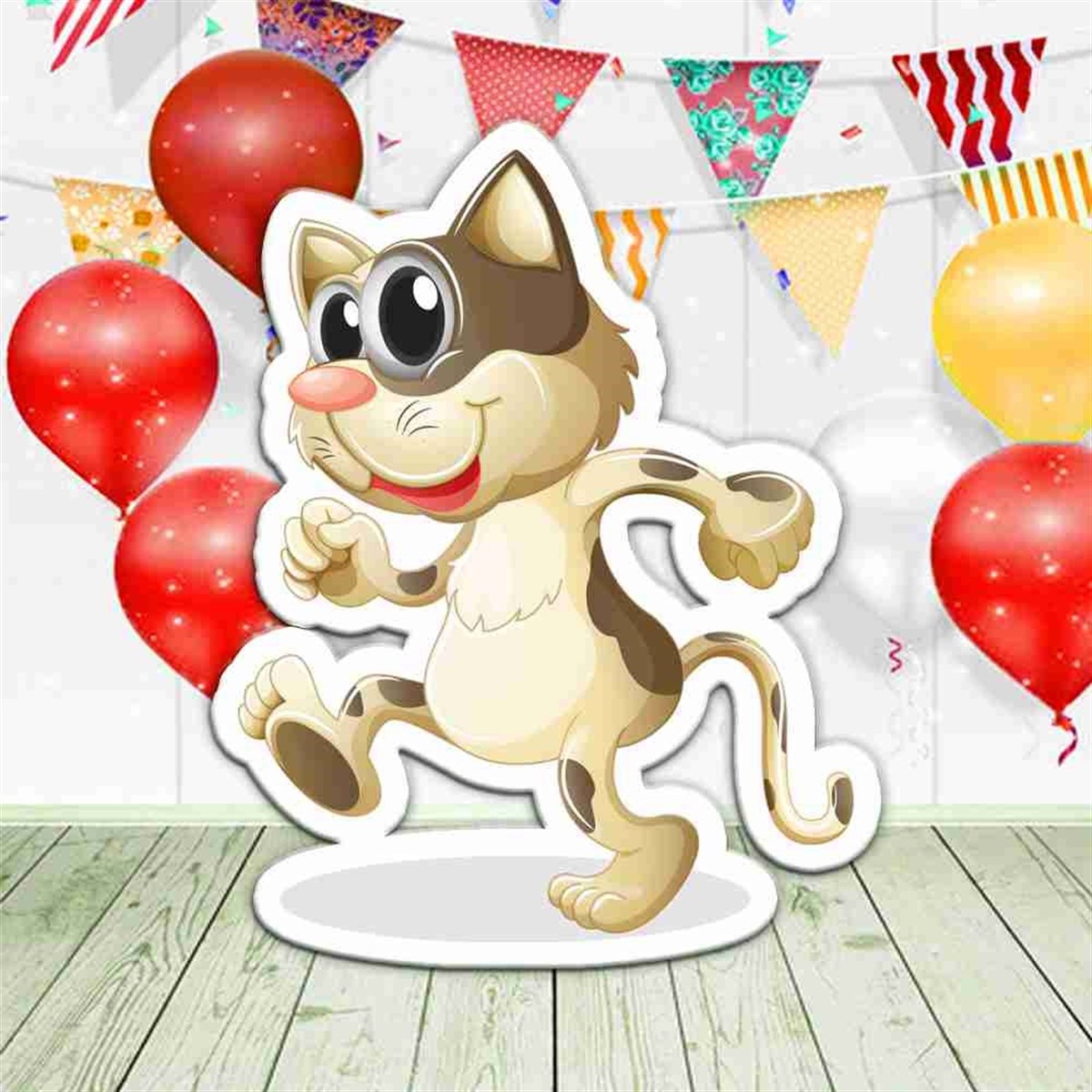 Sevimli Kedi Kapı Önü Süsleme 
