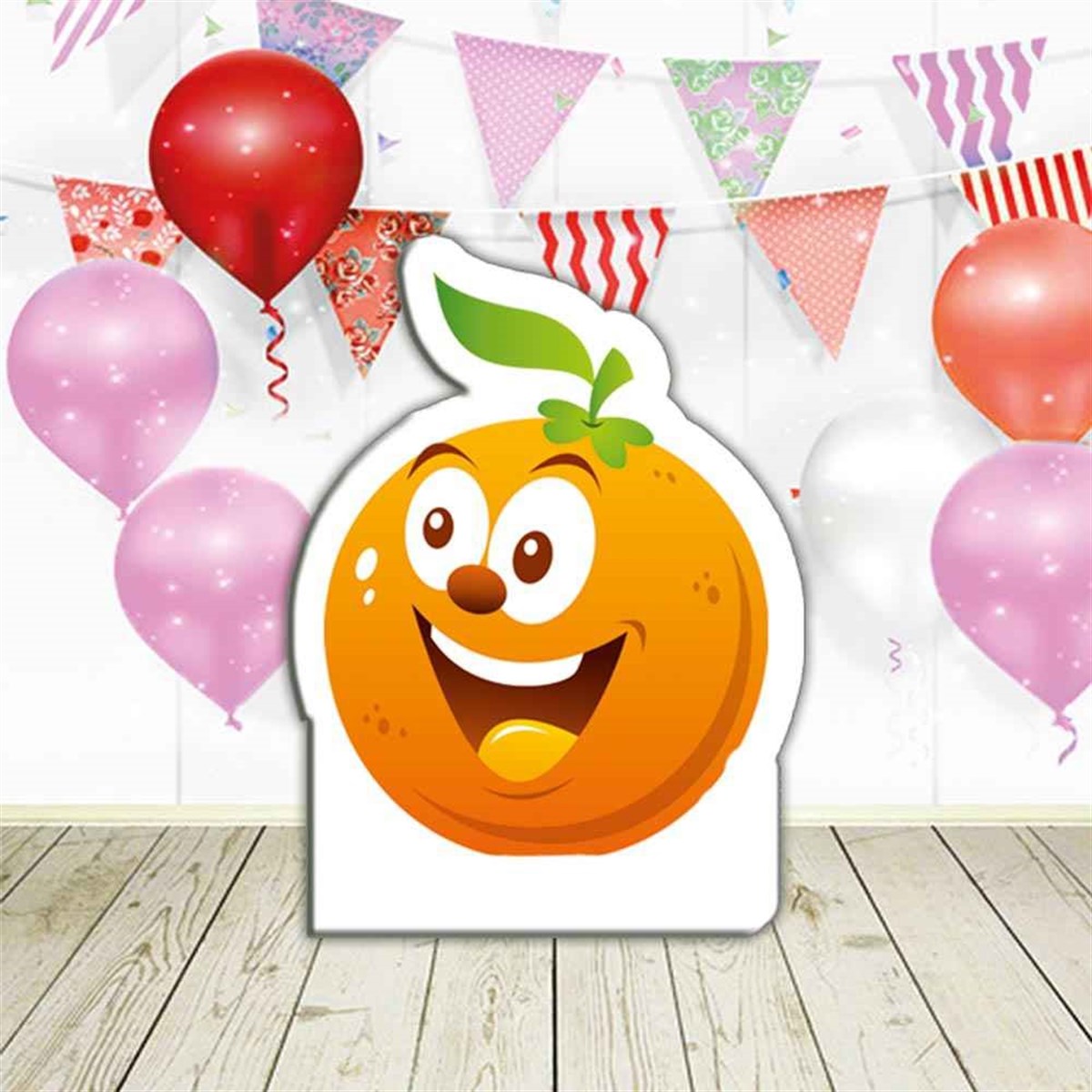 Sevimli Portakal Şekilli Masa Süsü 