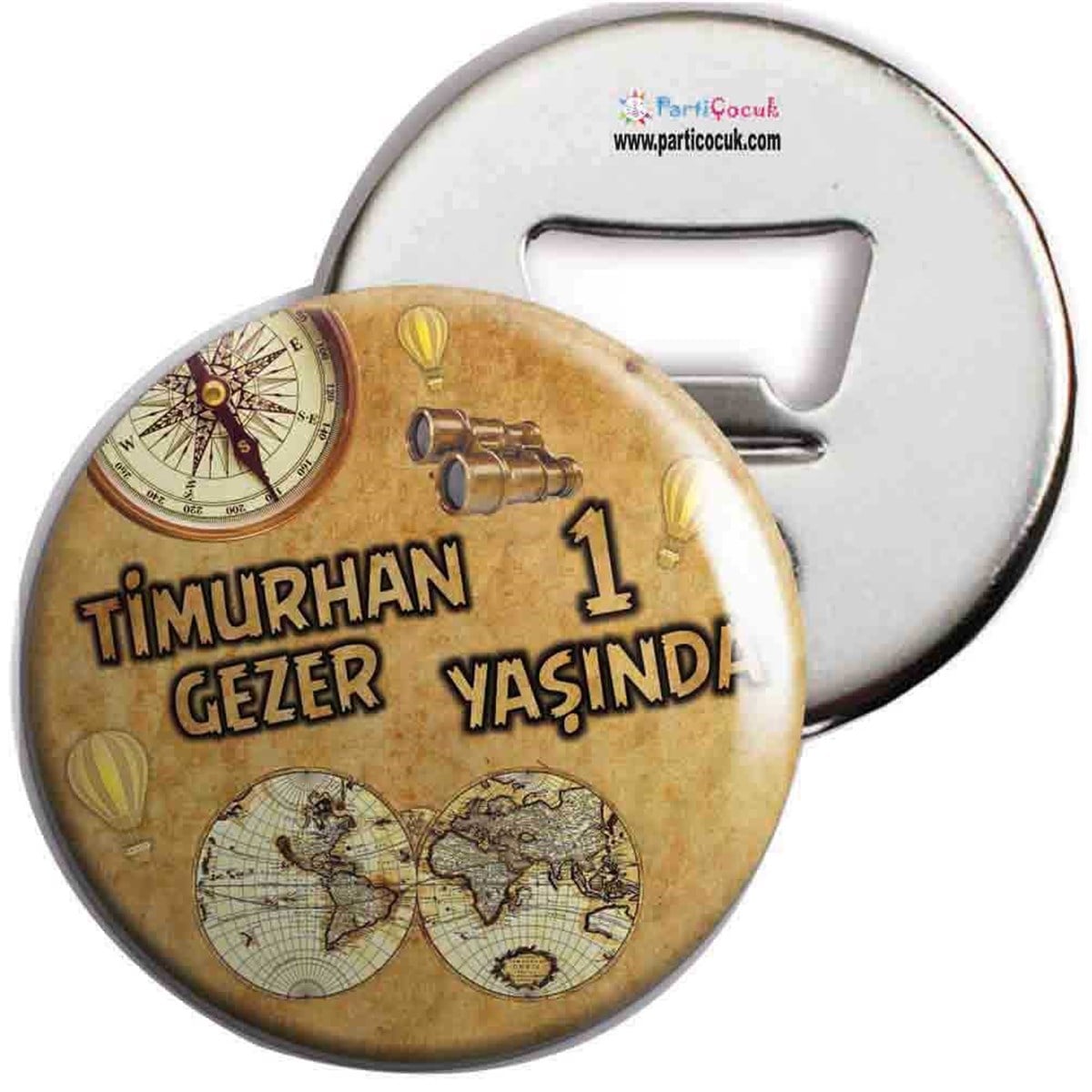 Seyahat Konsepti Açacaklı Magnet Kişiye Özel 