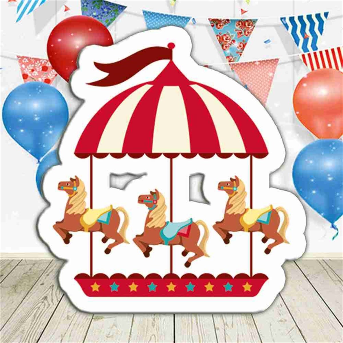 Sirk Atlı Karınca Ayaklı Pano 