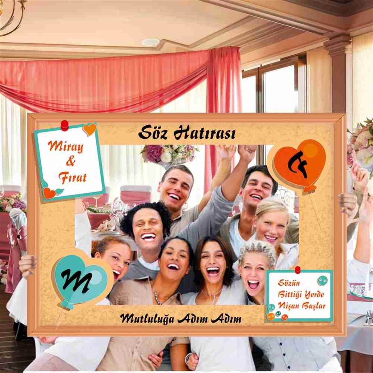 Sözlenme Selfie Çerçeve 