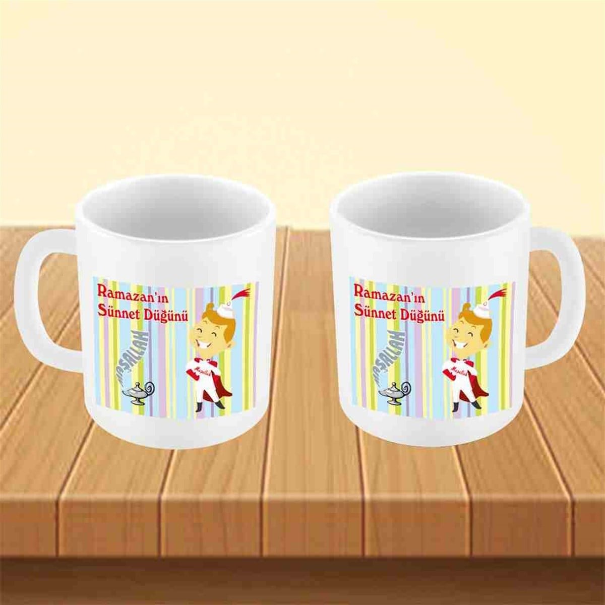 Sünnet Prensi Parti Seti Kupa Bardak Mug 