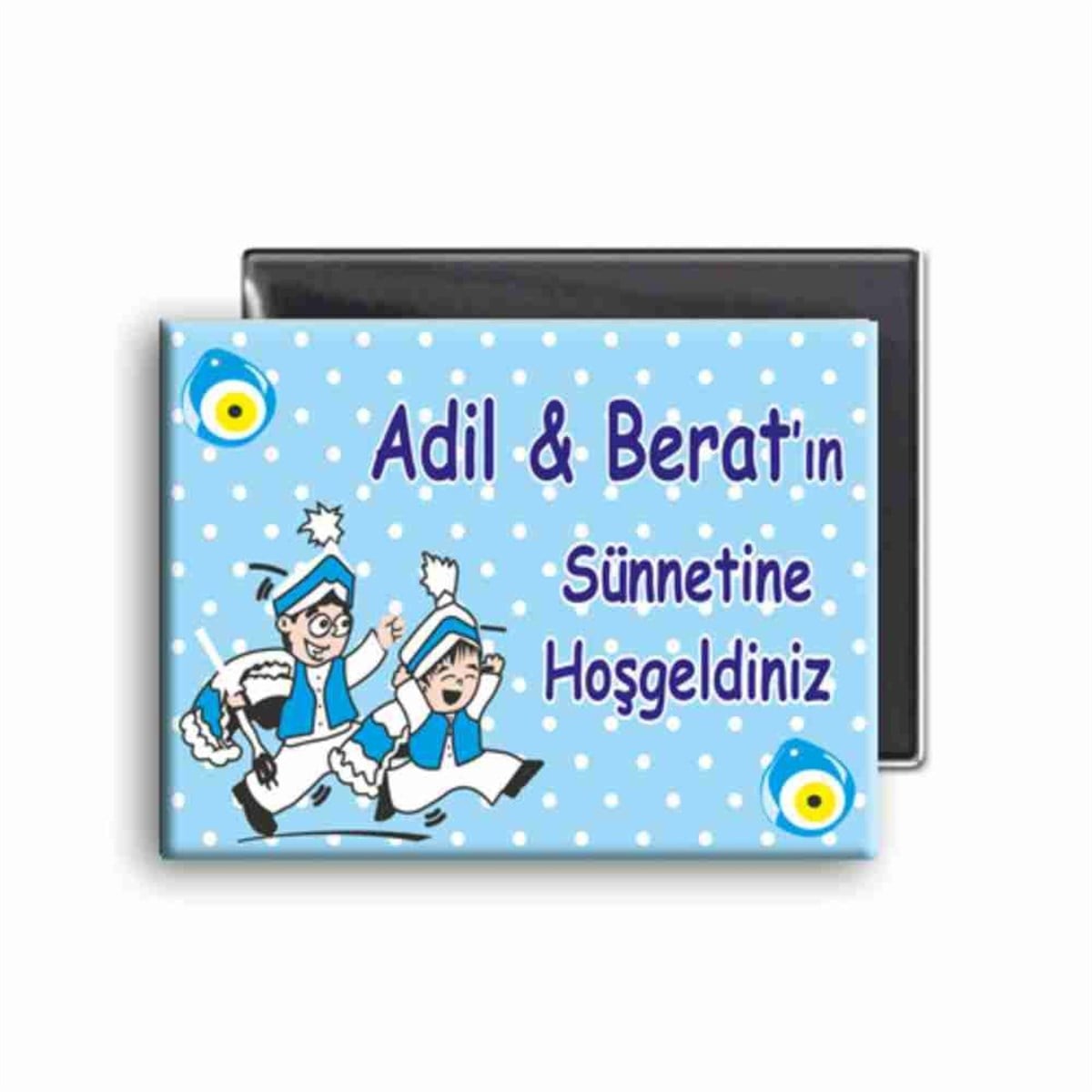 Sünnet Sünnet Çocuğu Karikatürlü Model Buzdolabı Magneti  