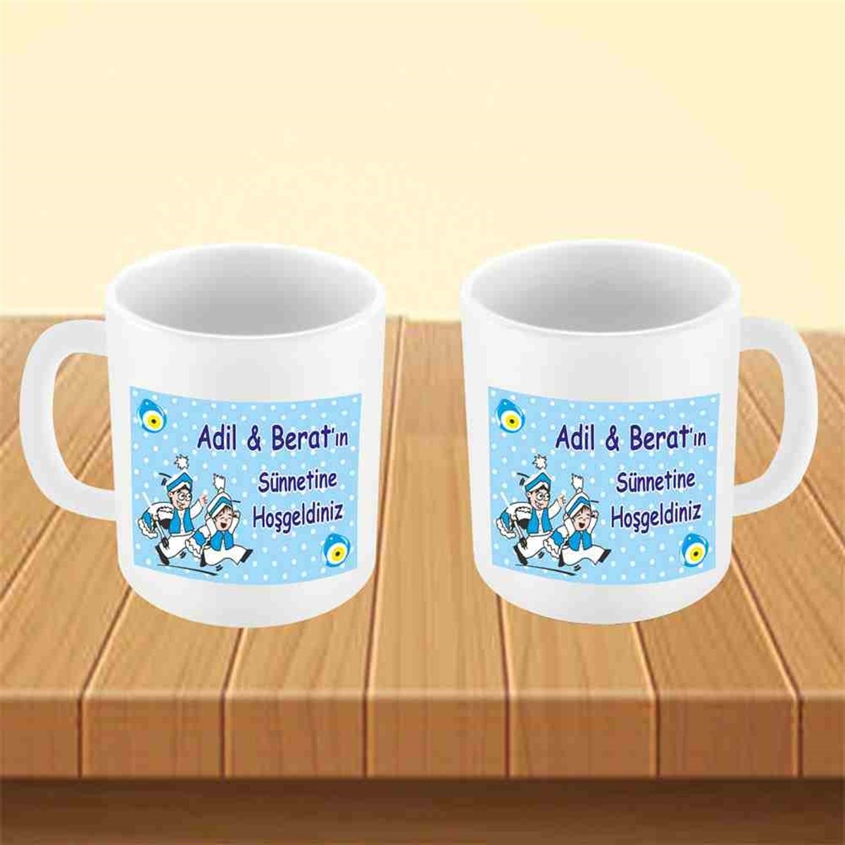 Sünnet Sünnet Çocuğu Karikatürlü Model Kupa Bardak Mug  