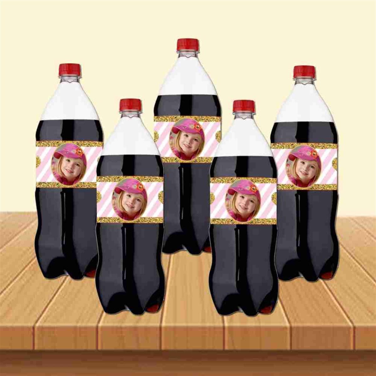 Taçlı Konsepti Cola Şisesi Bandı 