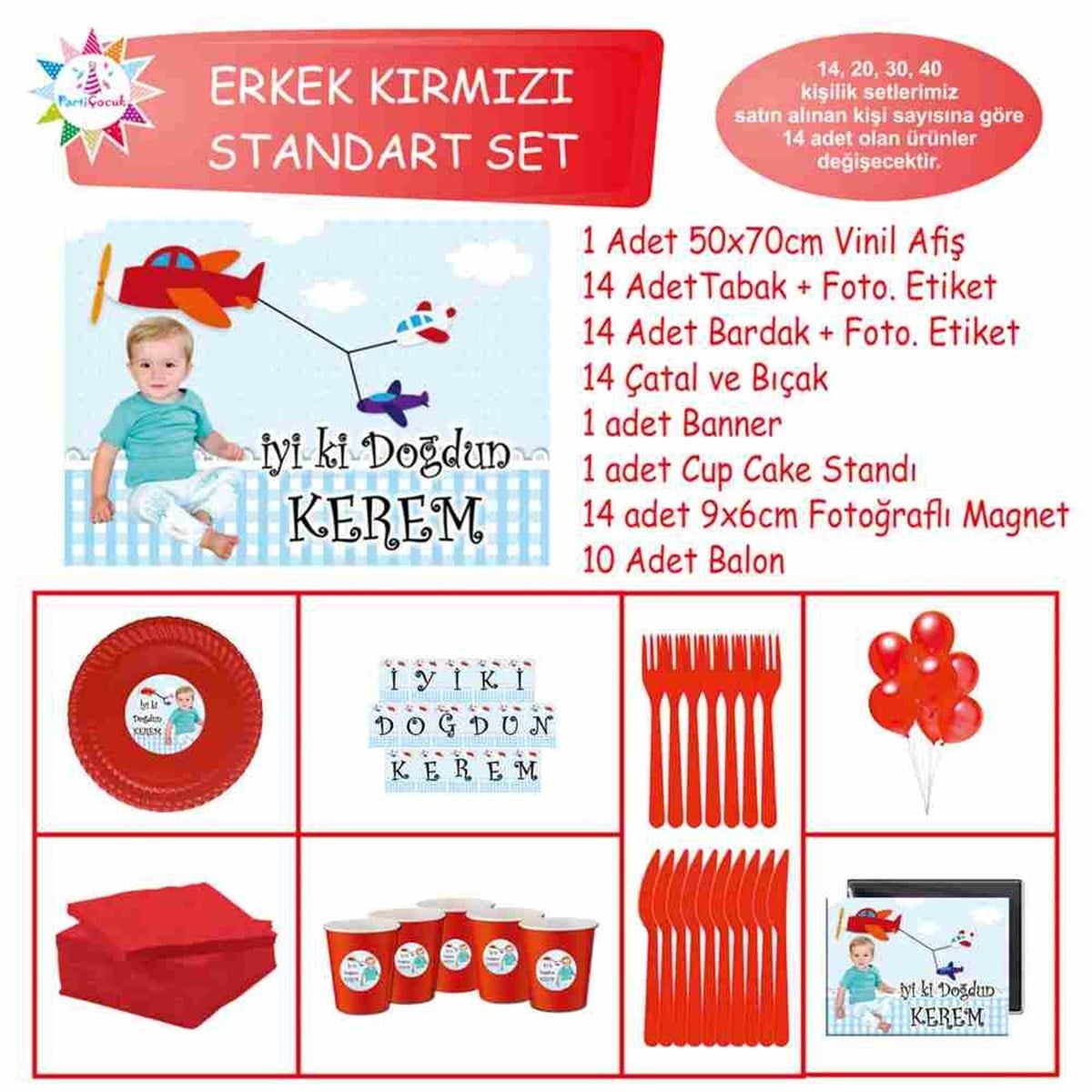 Uçak Konsept Standart Set 