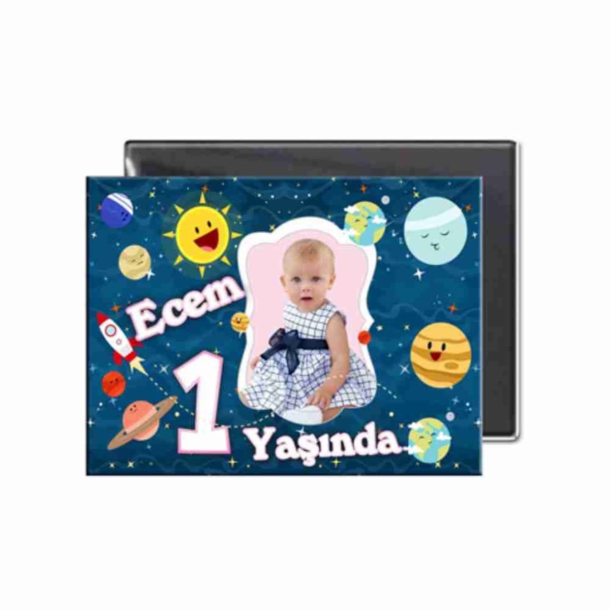 Uzay Konsept Buzdolabı Magneti  