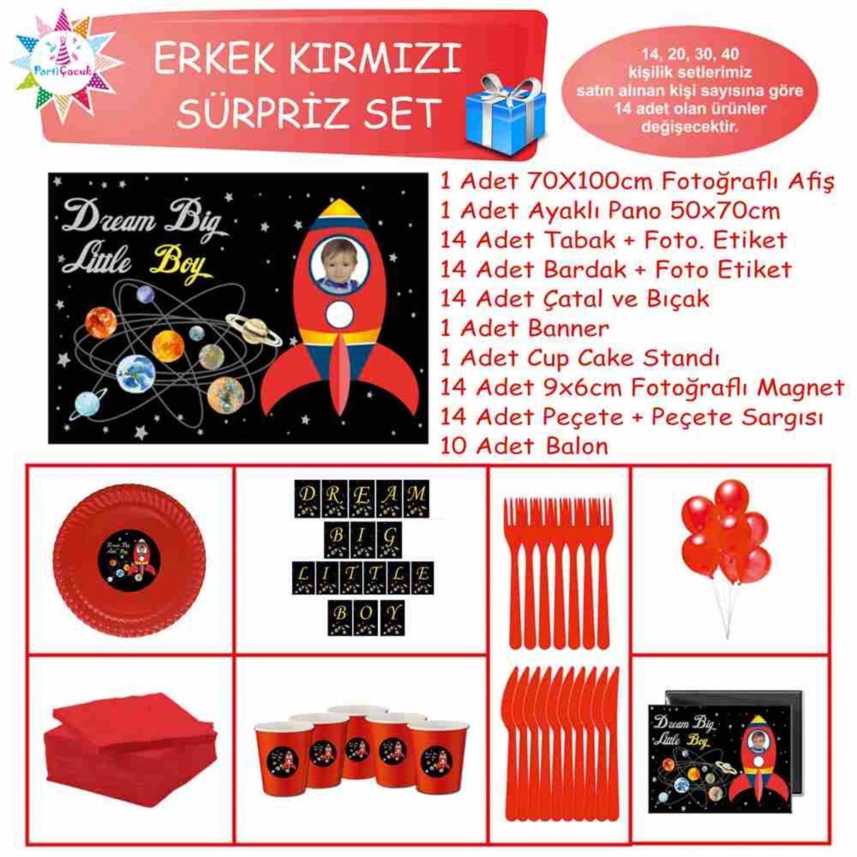 Uzay Mekiği Tema Süpriz Set 