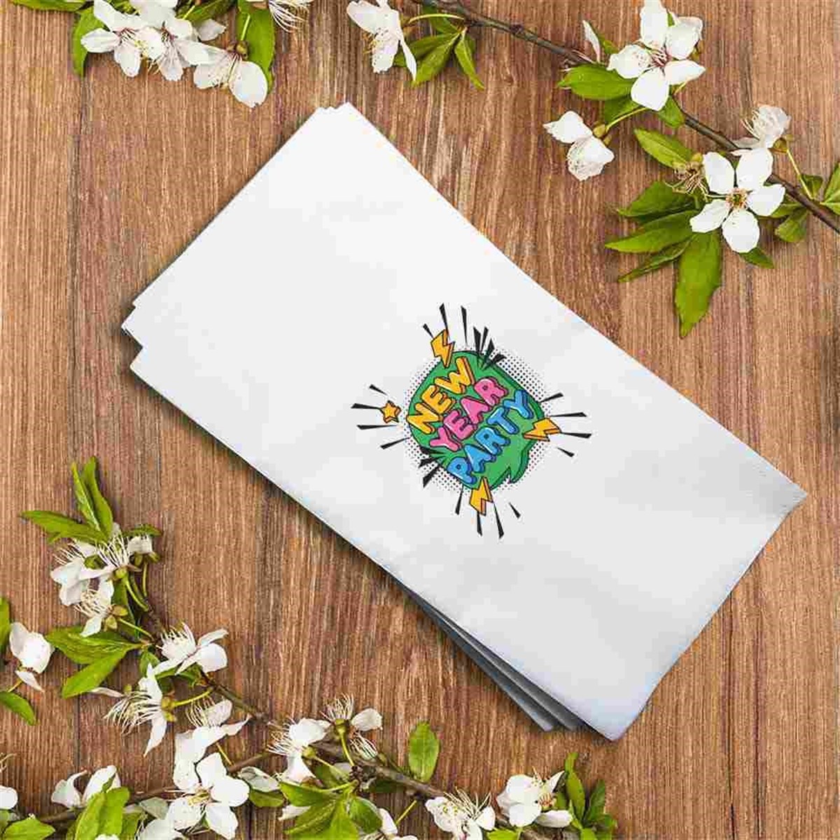 Yılbaşı Hatırası Peçete Baskı  