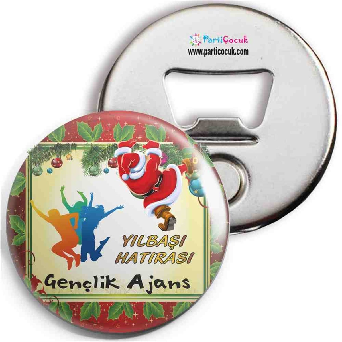 Yılbaşı Promosyon Hediyehatıra Açacak Magnet  