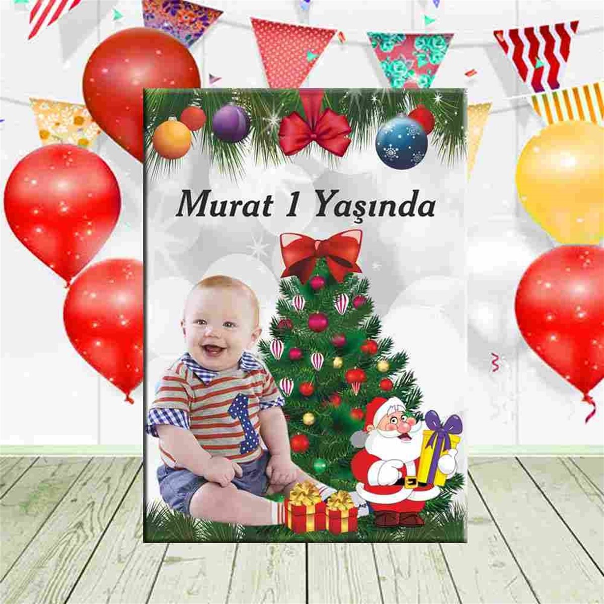 Yılbaşı Temalı Karşılama Pano 