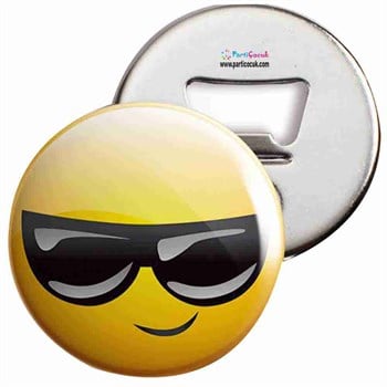 Açacaklı Buzdolabı Magneti Emoji 19 Parti Çocuk   