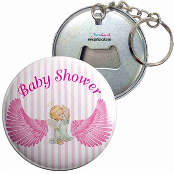 Anahtarlıklı Açacak Baby Shower 15 Parti Çocuk  