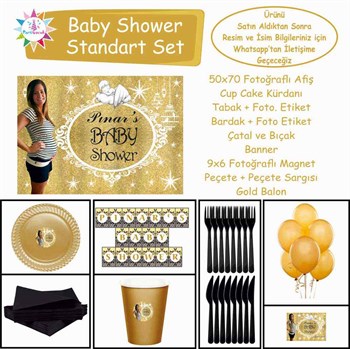 Baby Shower Çocuk Seti Kız Çocuğu Standart   