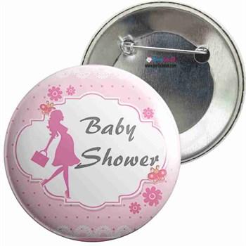 İğneli Metal Rozet Baby Shower 16 Parti Çocuk   
