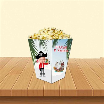 Korsan Konsepti Popcorn Kutusu 