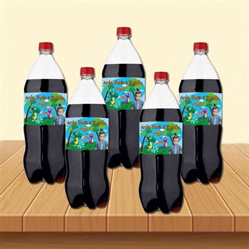 Mavi Safari Temalı Cola Şisesi Bandı     