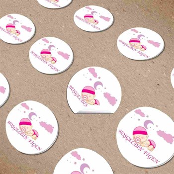 Prenses Konsepti Sticker Etiketler 30 Adet  