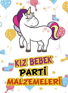 Kız Bebek Parti Malzemeleri