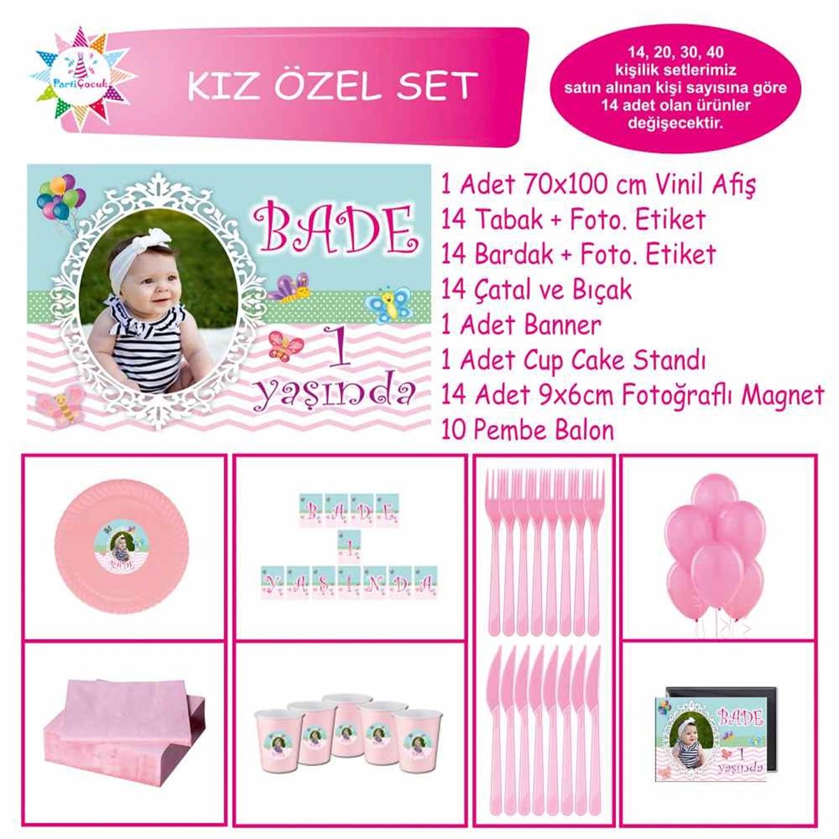  Puantiyeli Balon Konsept Özel Set  