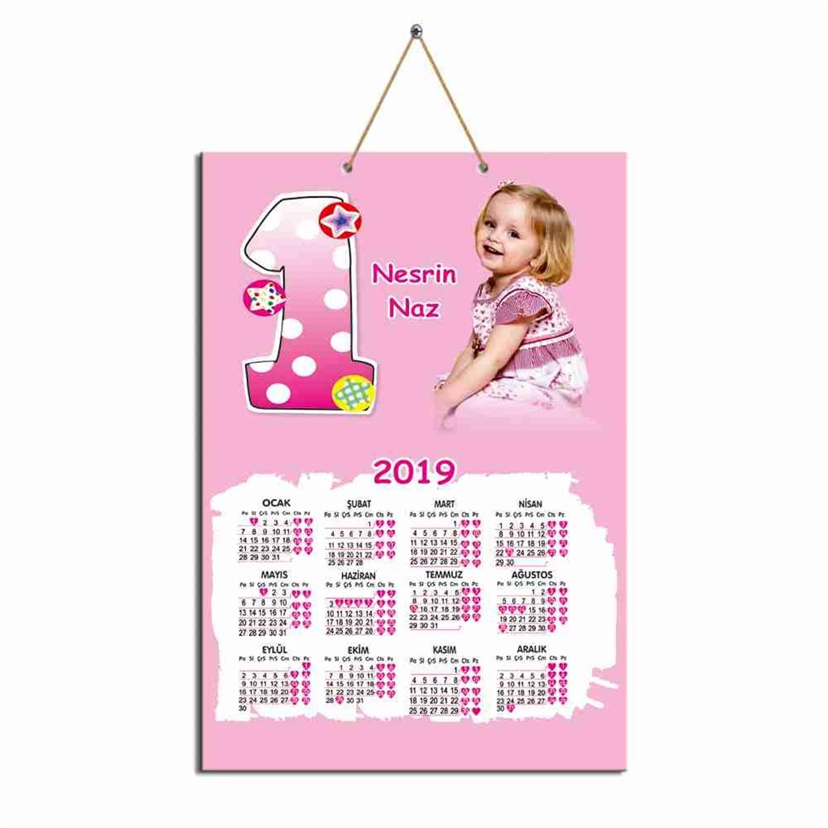 1 Konsepti Karton Takvim  