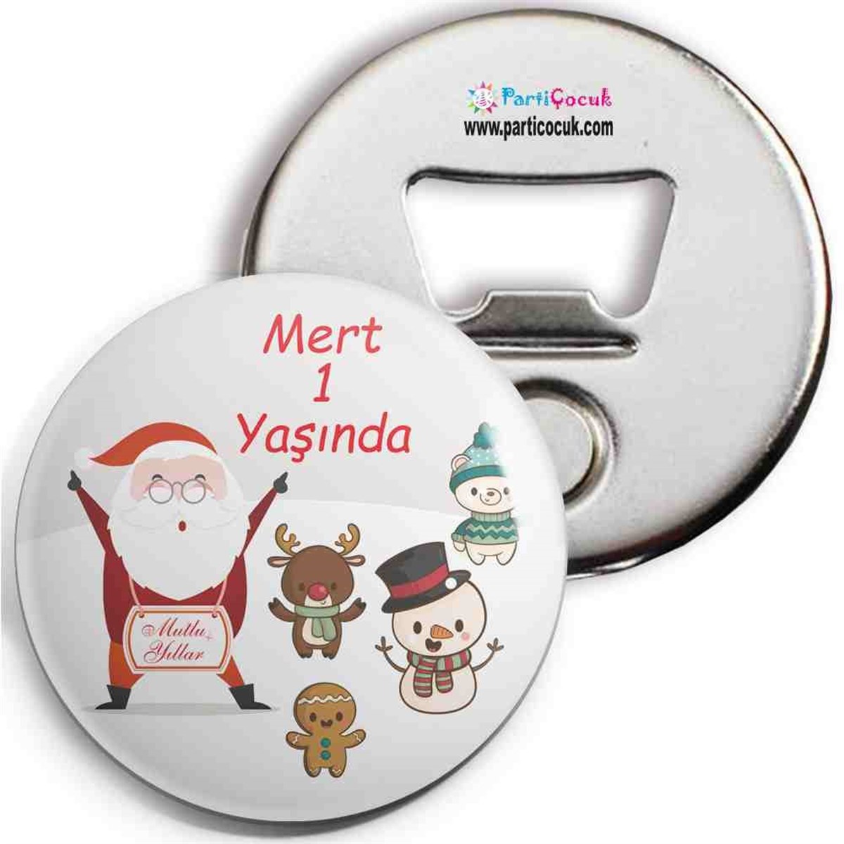 1 Yaş Doğum Günü Yeni Yıl Açacak Magnet 