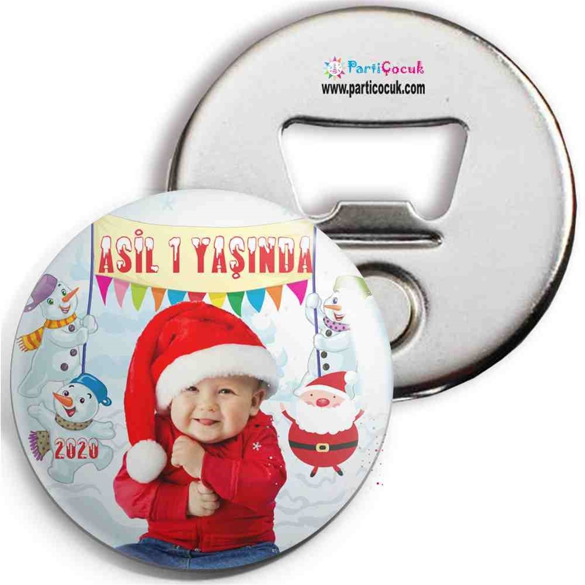 1 Yaş Hatırası Yılbaşı Açacak Magnet 
