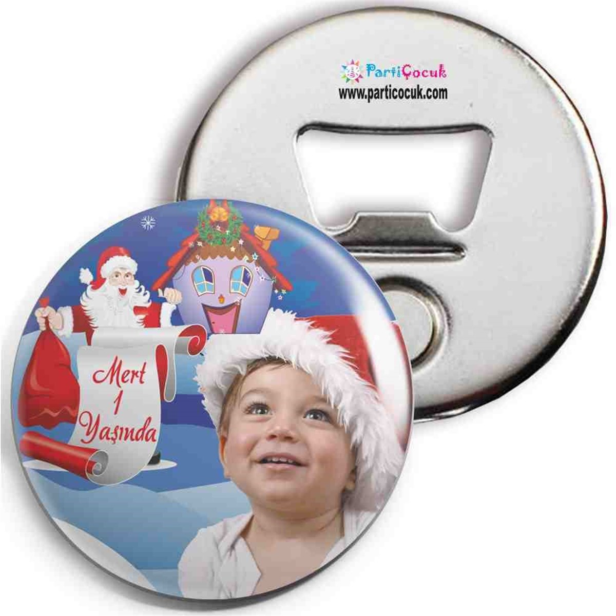 1 Yaş Yılbaşı Açacak Magnet 